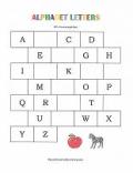 alphabet worksheet
