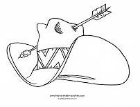 cowboy hat coloring page