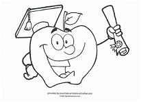 preschool graduation coloring page