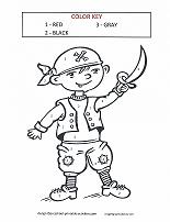 color by numbers coloring pages preschool free