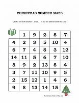 christmas number maze