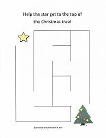 christmas maze for kids