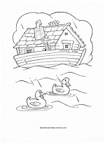 noah's ark coloring page