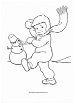 winter coloring page