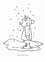 winter coloring page