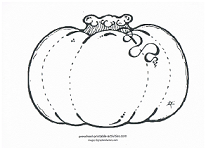 pumpkin coloring page