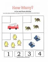 counting 1-4 worksheet