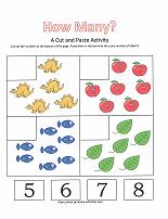 counting 5-8 worksheet