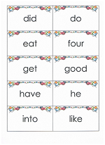 sight word flashcards