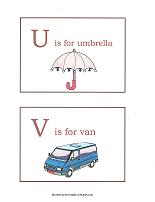 U and V flashcards