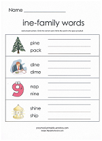 ine family worksheet