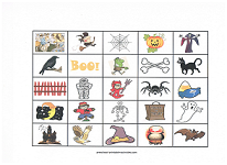 printable halloween bingo game