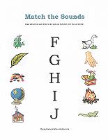 matching sounds worksheet