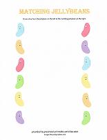 match the jellybeans worksheet