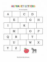 alphabet worksheet