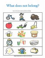 which one doesn't belong worksheet