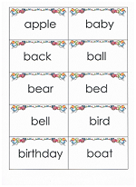 dolch sight word flashcards