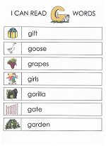 letter g worksheet