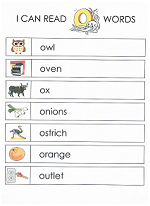 letter o worksheet