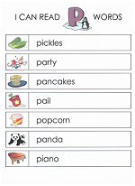 letter p worksheet