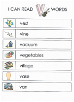 letter v worksheet