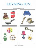 rhyming worksheet