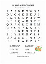 spring word search