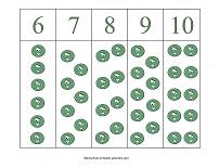 counting match up strips