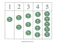 smiley face counting strips