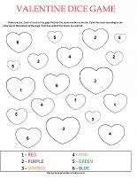 valentines day number game for preschoolers