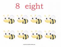 8 bugs counting card
