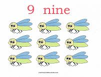 9 bugs counting card