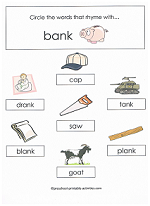 ank family worksheet