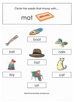 word family worksheets