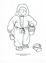 winter coloring page