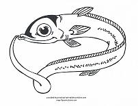 eel coloring page