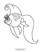 goldfish coloring page