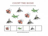counting bugs worksheet