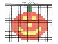 graph art pumpkin