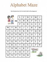 Alphabet Maze