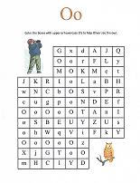 Letter O Maze