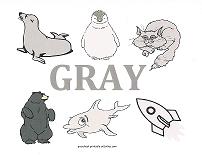 gray objects wall card
