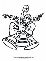 christmas bells coloring page