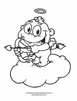 valentine cupid coloring page