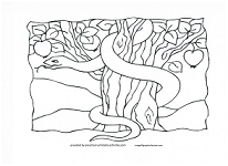 serpent coloring page