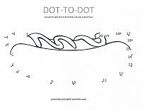 dot to dot hot dog picture