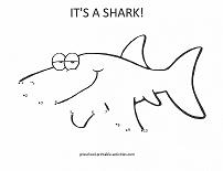 shark dot to dot picture