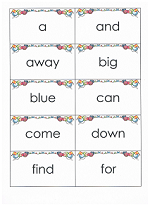 dolch sight word flashcards