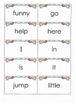 sight word flashcards