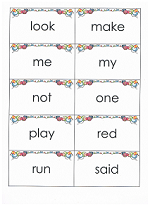 sight words flashcards